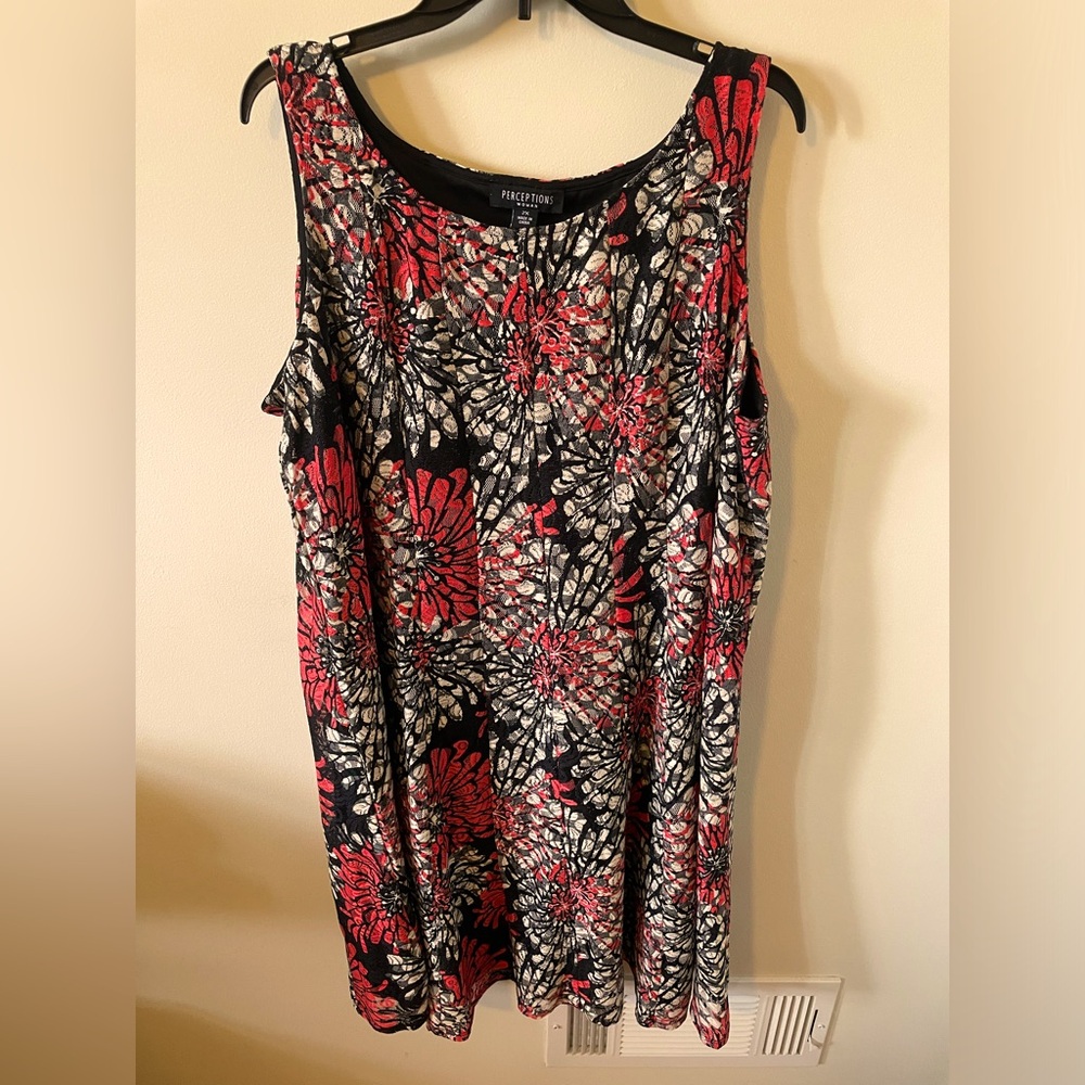 Perceptions Tank Dress 2x